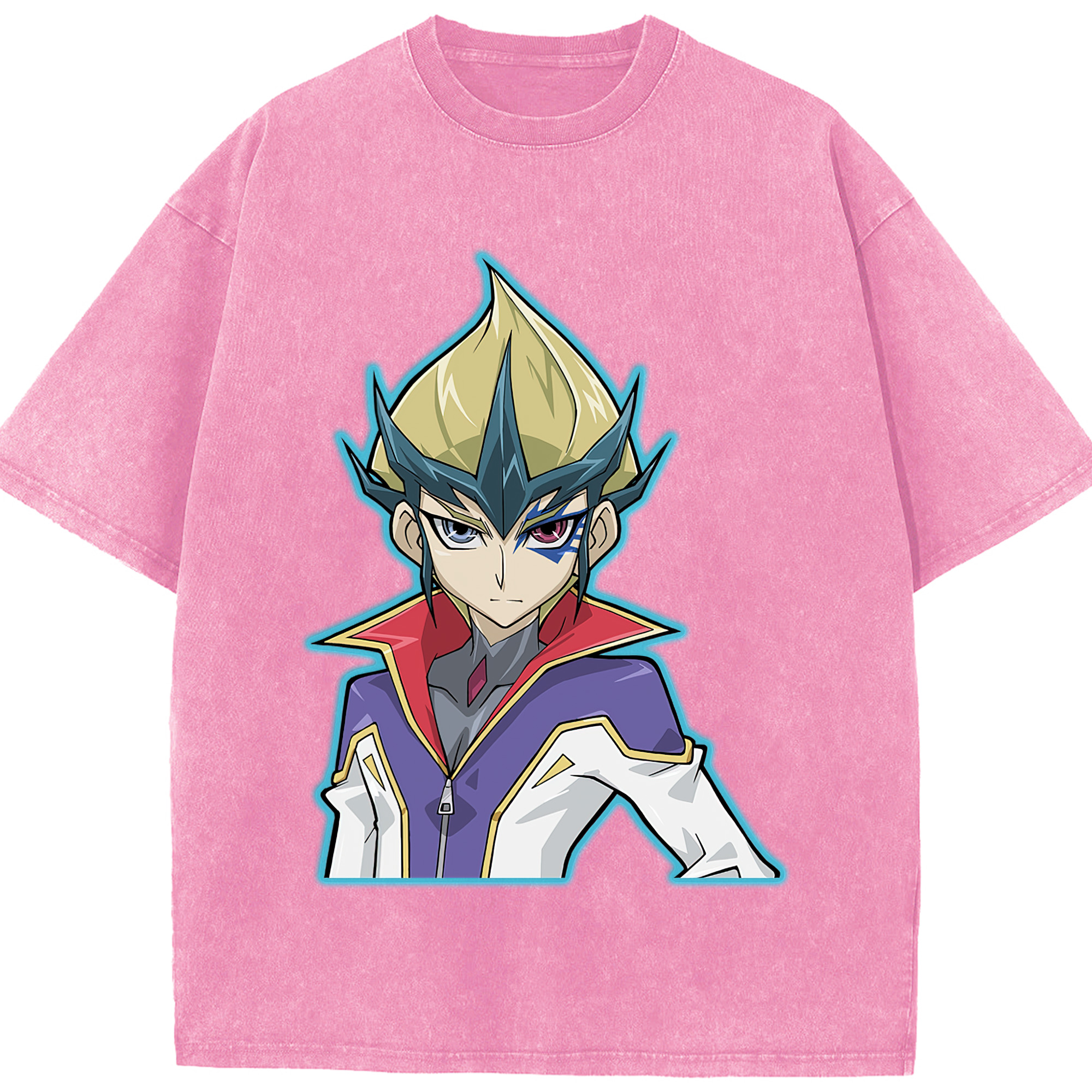 （画像用） 遊☆戯☆王 Yu-Gi-Oh! 綿100% ヴィンテージ風 半袖Tシャツ（フロントプリント）